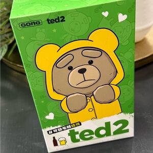 Pop Mart Ted2 Teddy Bear Action Plush Pendant
